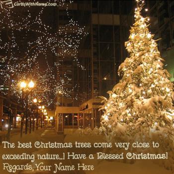 Decorated Christmas Tree Best Quotes With Name