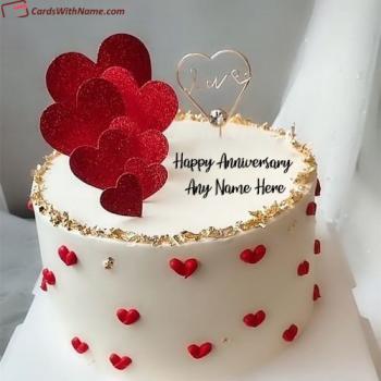 Free Wedding Anniversary Wishes with Name Edit