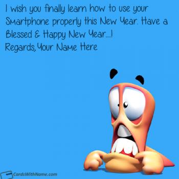 Funny Happy New Year Wishes With Name Maker
