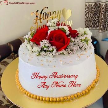 Happy Wedding Anniversary Wishes with Name Edit