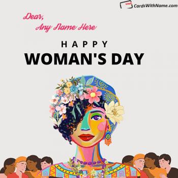 Write Name On Happy Womens Day Quotes Images For Sister