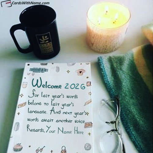 Best Welcome New Year 2026 Wishes Images With Name