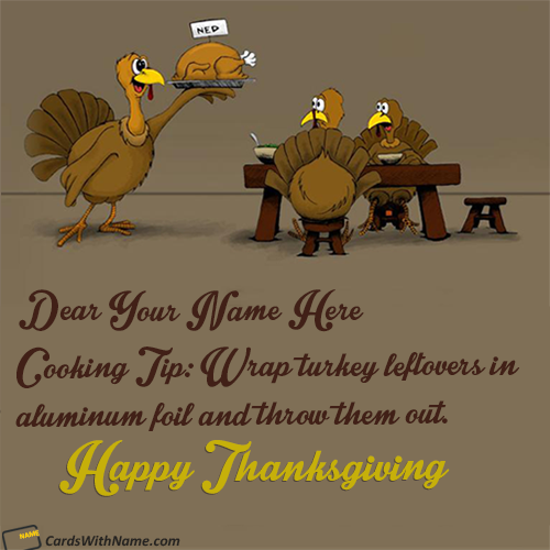 Funny Thanksgiving Quotes Messages With Name