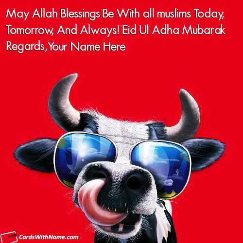 Happy Eid Ul Adha Mubarak Wishes Name Maker