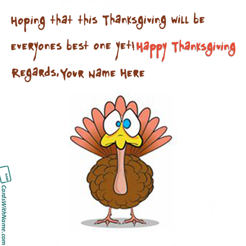 Happy Thanksgiving Wishes For Everyone Name Images