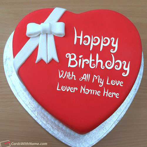 Online Lover Birthday Cake Name Generator