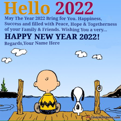 Goodbye 2021 Hello 2022  Quotes With Name Editor