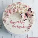 Beautiful Happy Birthday Cake With Name Free Downoad