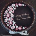 Chocolate Birthday Cake With Name Generator For Boy
