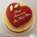 Classic Marriage Anniversary Cake With Name Editor
