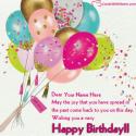 Free Birthday Greeting Card With Name Editing