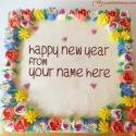 Happy New Year Cake Images With Name Online