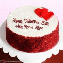 Happy Valentine Day Cake Name Photo Editing