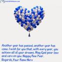 Short Happy New Year Wishes For Friends With Name