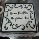 Write Name On Happy Birthday Cake Photo