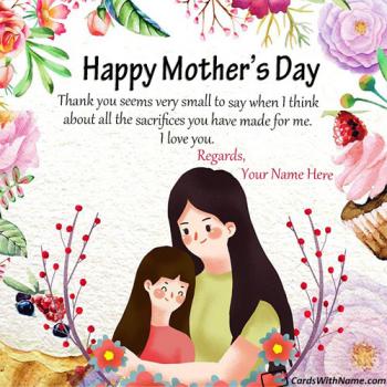 Amazing Mothers Day Image Picture With Name Edit