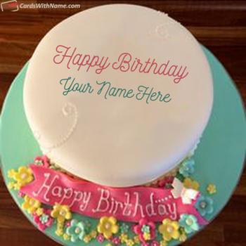 Beautiful Birthday Cake For Sister With Name Edit
