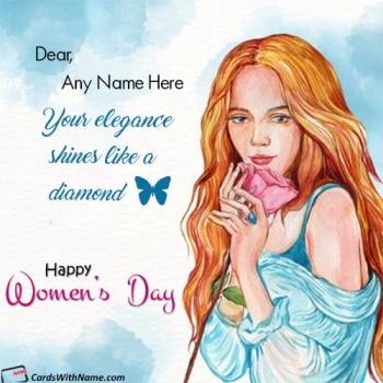 Beautiful Happy Womens Day Wishes For Girls With Name Editor