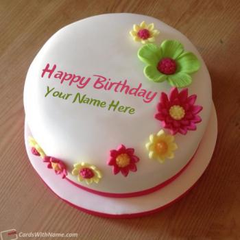 Best Birthday Cake For Girls With Name Edit