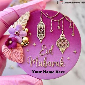 Best Eid Mubarak Cake Image With Name