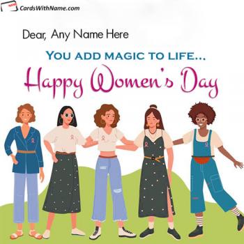 Best Happy Womens Day Wishes With Name Generator
