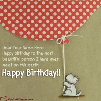 Best Online Birthday Card With Name Generator
