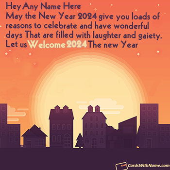 Best Welcome 2024 Message With Name Generator