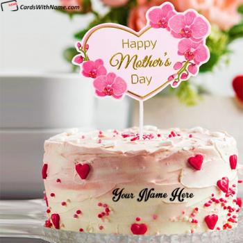 Cute Mothers Day Cake Picture With Name Edit