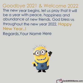 Goodbye 2021 Welcome 2022 Quotes Sayings With Name