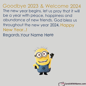 Goodbye 2023 Welcome 2024 Quotes Sayings With Name