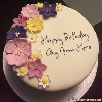 Gorgeous Happy Birthday Cake With Name Free Download