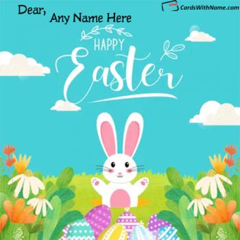 Happy Easter Wishes For Friend And Family With Name