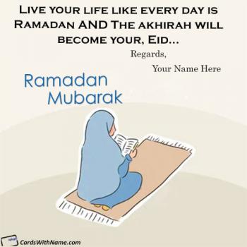 Happy Ramadan Mubarak Quotes In English With Name Edit