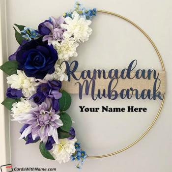 Happy Ramadan Mubarak Wishes Cards Image With Name