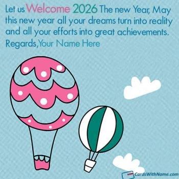 Hello 2026 Quotes Images With Name Maker Online
