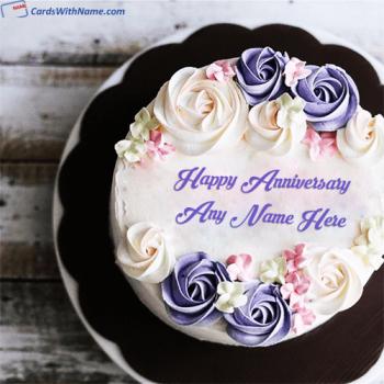 Latest Anniversary Wishes Cake Images Free Download