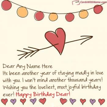 Magical Love Birthday Wishes With Name Maker
