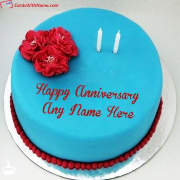 Marriage Anniversary Cake Images For Whatsapp With Name