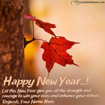 Send Online Happy New Year Messages With Name Maker