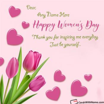Stylish Happy Womens Day Messages For Strong Ladies With Name